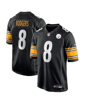 Nike - Men's Aaron Rodgers Black Pittsburgh Steelers Game Jersey