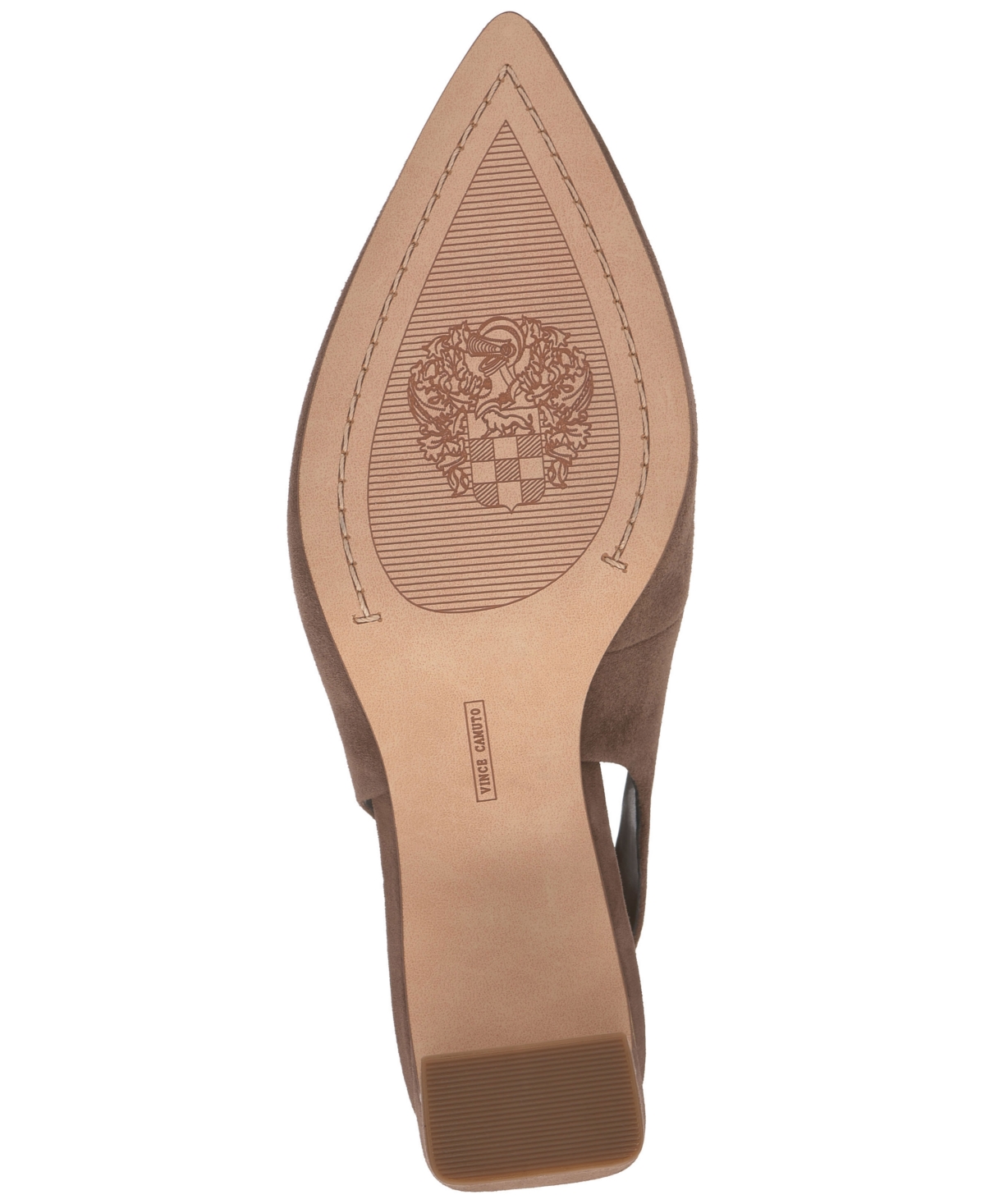 Vince Camuto Hamden Pointed Toe Slingback Pump In Brown
