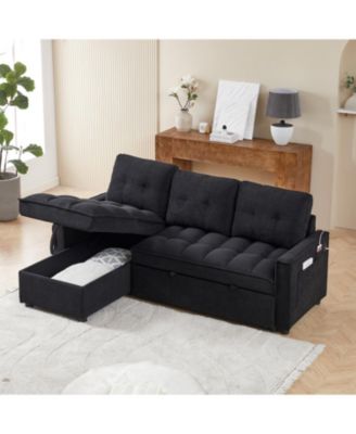 MH 78.75" Reclining Pull-Out Sectional Sofa