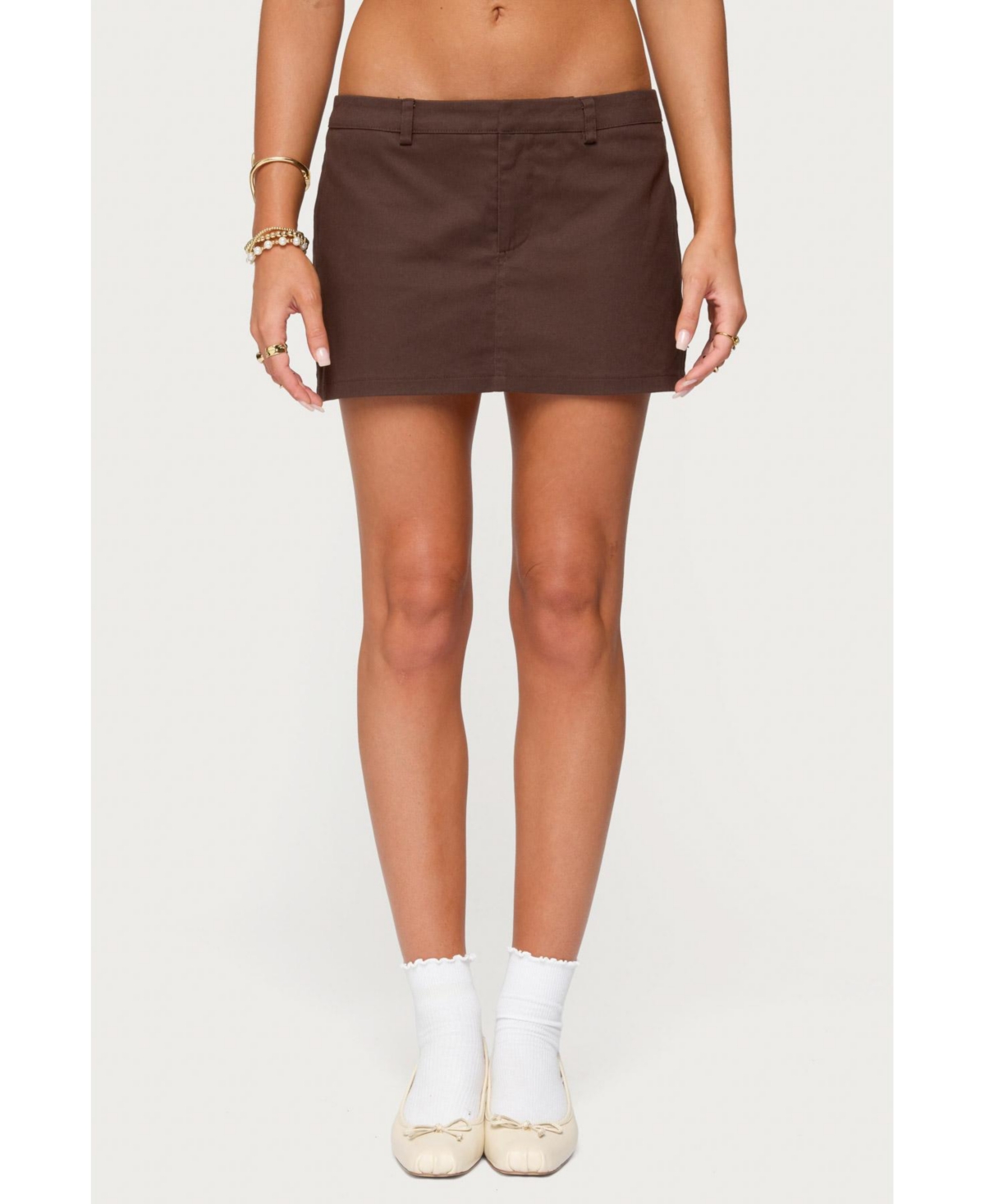 Women's Kennie Mini Skort - Brown