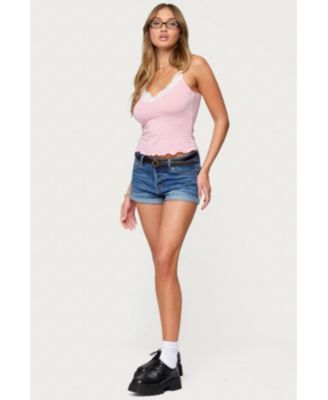 Womens Gabrietta Lacey Tank Top