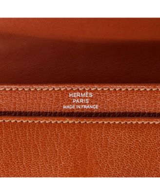 Pre-Owned Hermes Mini Verrou Bag Chevre Mysore and Canvas