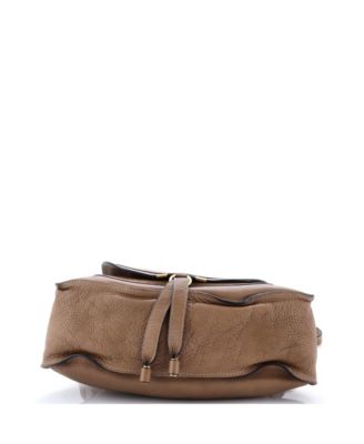 Small Marcie Satchel Leather