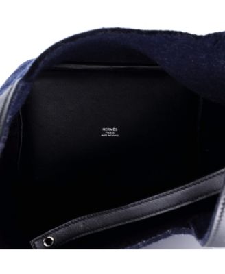 Pre-Owned Hermes PM Picotin Lock Bag Felt with Leather