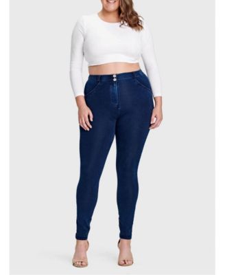 Women's Curvy High-Rise Sculpting Skinny Jeans