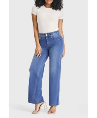Women's High-Rise Shaping Wide Leg Jeans