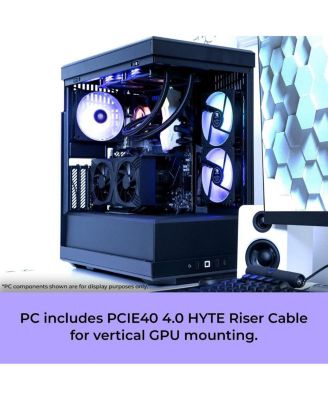 Y40 Gaming PC Desktop - AMD Ryzen 7 7800X3D, NVIDIA GeForce RTX 5070Ti 16GB, 32GB DDR5 RGB RAM, 2TB NVMe SSD