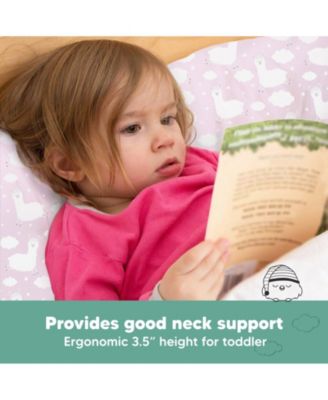 Toddler Pillow with Pillowcase, Small Pillow for Sleeping