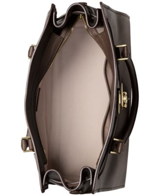 Michael Kors Hamilton Moderne Large Leather Satchel