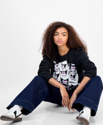Juniors' Kuromi Graphic Sweatshirt