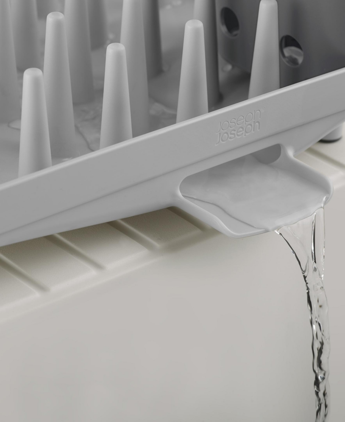 Joseph Joseph Duo Compact Dish-drying Rack In Gray