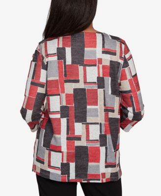 Petite Colorblock Beaded Top