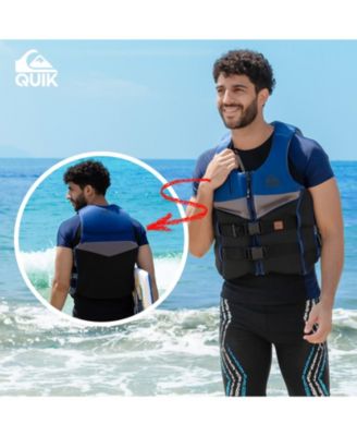 Quiksilver Men's Everyday Life Jacket, USCG Approved Evoprene PFD