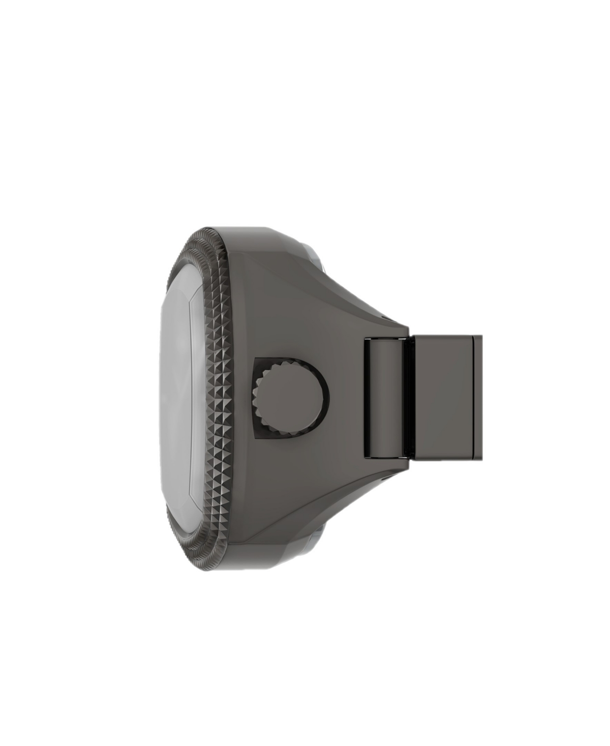 Fossil Unisex Nick Jonas X Machine Luxe Vignette Gunmetal Stainless Steel Ring Watch, 18.5mm In Black