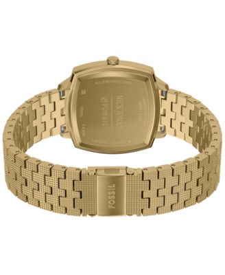 Unisex Nick Jonas x Machine Luxe Malachite Gold-Tone Stainless Steel Watch, 37mm