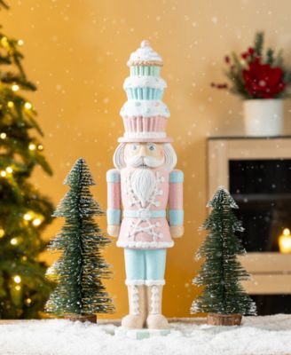 18.25" Resin Christmas Cupcake Nutcracker