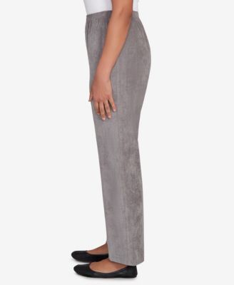 Petite Corduroy Medium Length Pants