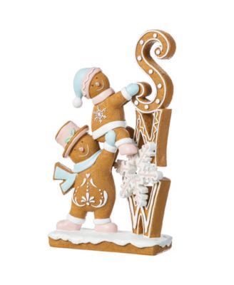 12.5" Resin Christmas Gingerbread Figurine