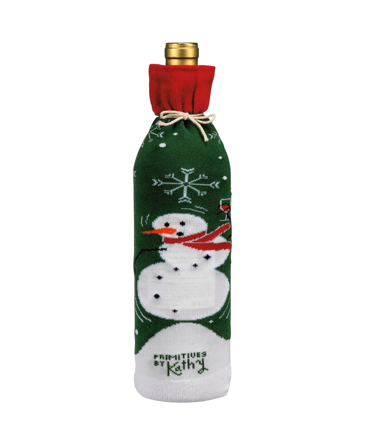 Primitives By Kathy Tis The Season To Get Tipsy Bottle Sock In Green
