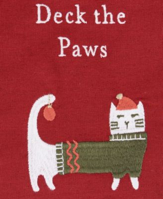 Deck the Paws Kitchen Towel