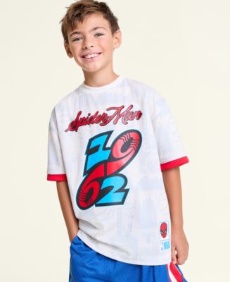 Marvel | NBA | Macy's Kids Spider-Man Short Sleeve Jersey, Macy's