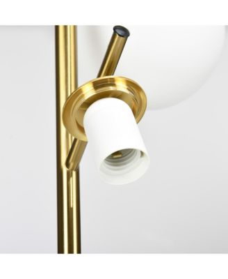 Modern Floor Lamp with Globe Shades, Sding Lamp,