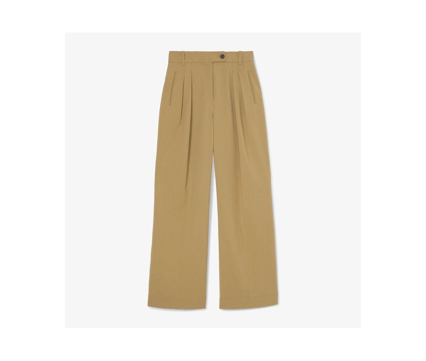 Женские брюки M.M.LaFleur Bia Pleated - Air Twill, цвет: Macaroon — фото 7