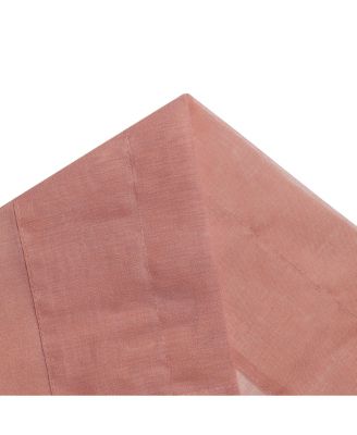 Shabby Sheer Embroidered Complete 3 Piece Floral Rod Pocket Cafe Kitchen Curtain Tier & Valance Set