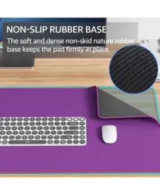 Large Gaming Mouse Pad Extended Mousepad with Micro-Weave Cloth, Non-Slip Base, Water Resist Keyboard Pad for Office Home, 31.5x15.7in