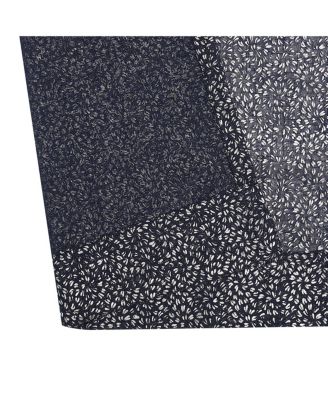 Glam Chic Living 2 Pack Metallic Foil Sparkle Slub Sheer Grommet Top Curtain Panels - Rose