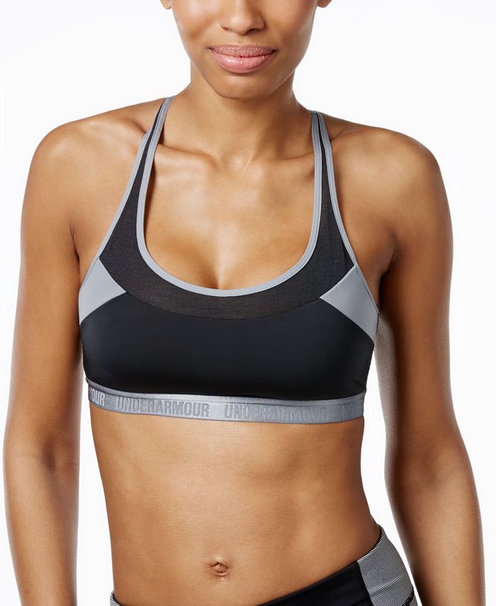 Under Armour Heatgear® Breathe Mid Impact Racerback Sports Bra Macys 