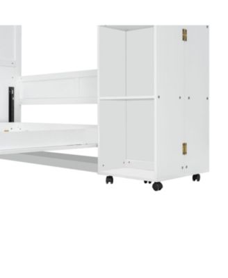 Murphy Bed Wall Bed with Storage Doors