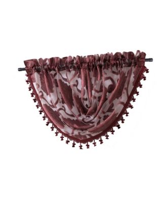 Organza Sheer Milawi Complete 5 Piece Window Curtain Set