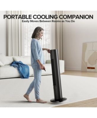 36" Tower Fan for Bedroom, Bladeless Standing Fan with 85&deg; Oscillation, Quiet Cooling, Remote Control, 12H Timer, 3 Speeds, 4 Modes