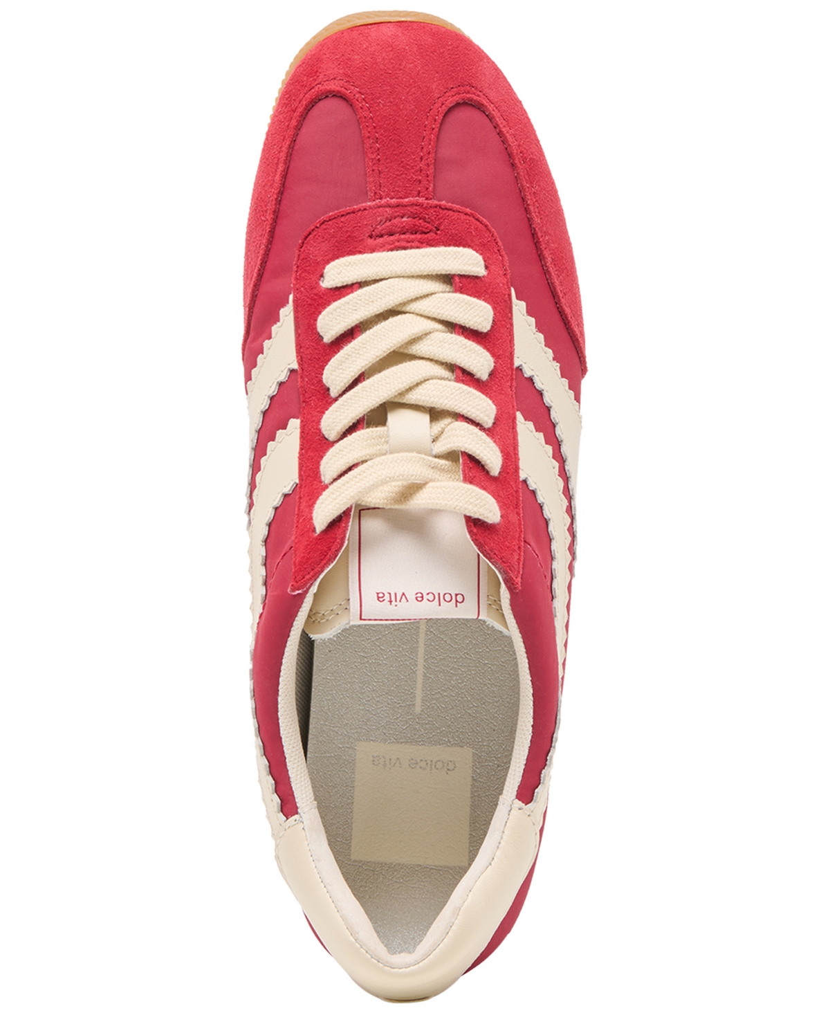 Dolce Vita Limit Sneakers Crimson Nylon In Red