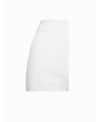 Women Vayla White Skinny Fit Crepe Trousers