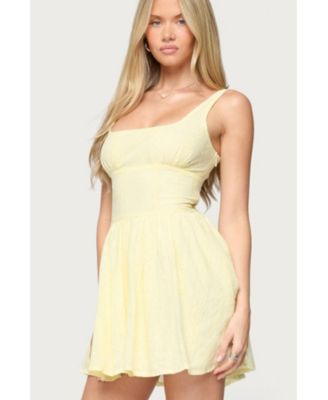 Women's Reina Embroidered Cotton Mini Dress