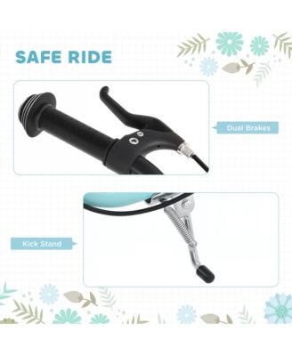 Youth Scooter Front and Rear Caliper Dual Brakes,