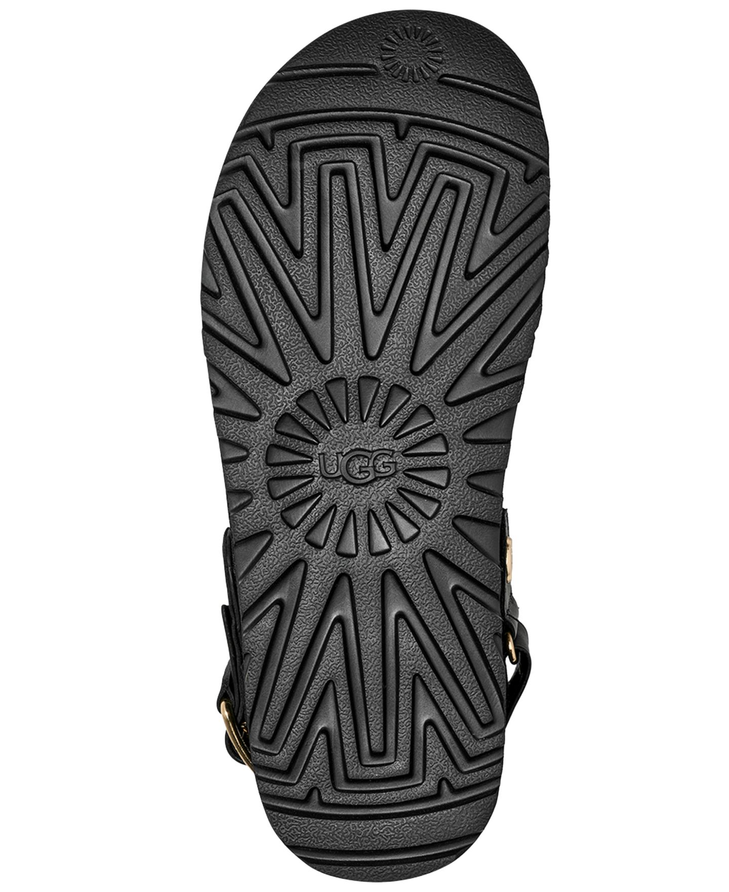 Женские сабо UGG® Goldenstar Villa Round Toe, цвет: Чёрный — фото 5