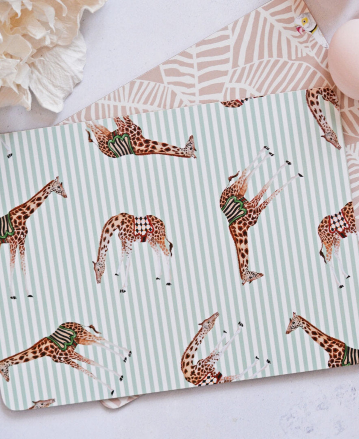 Yvonne Ellen Safari Placemats, Set Of 4 In Multi