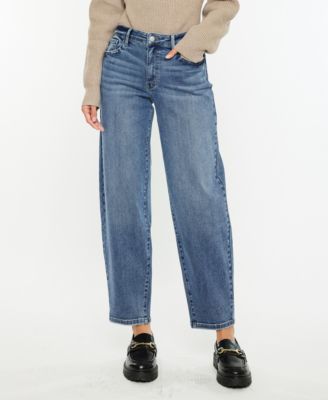 Women's High Rise Barrel Jeans