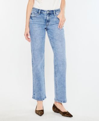 Women's Mid Rise True Straight Jeans