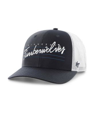 Men's Navy Minnesota Timberwolves Downburst Trucker Adjustable Hat
