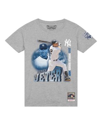 Men's Derek Jeter Heather Gray New York Yankees 2000 Subway Series MVP T-Shirt