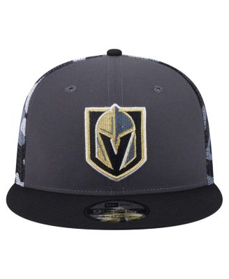 Men's Gray/Black Vegas Golden Knights Camo Meshback 9FIFTY Snapback Hat