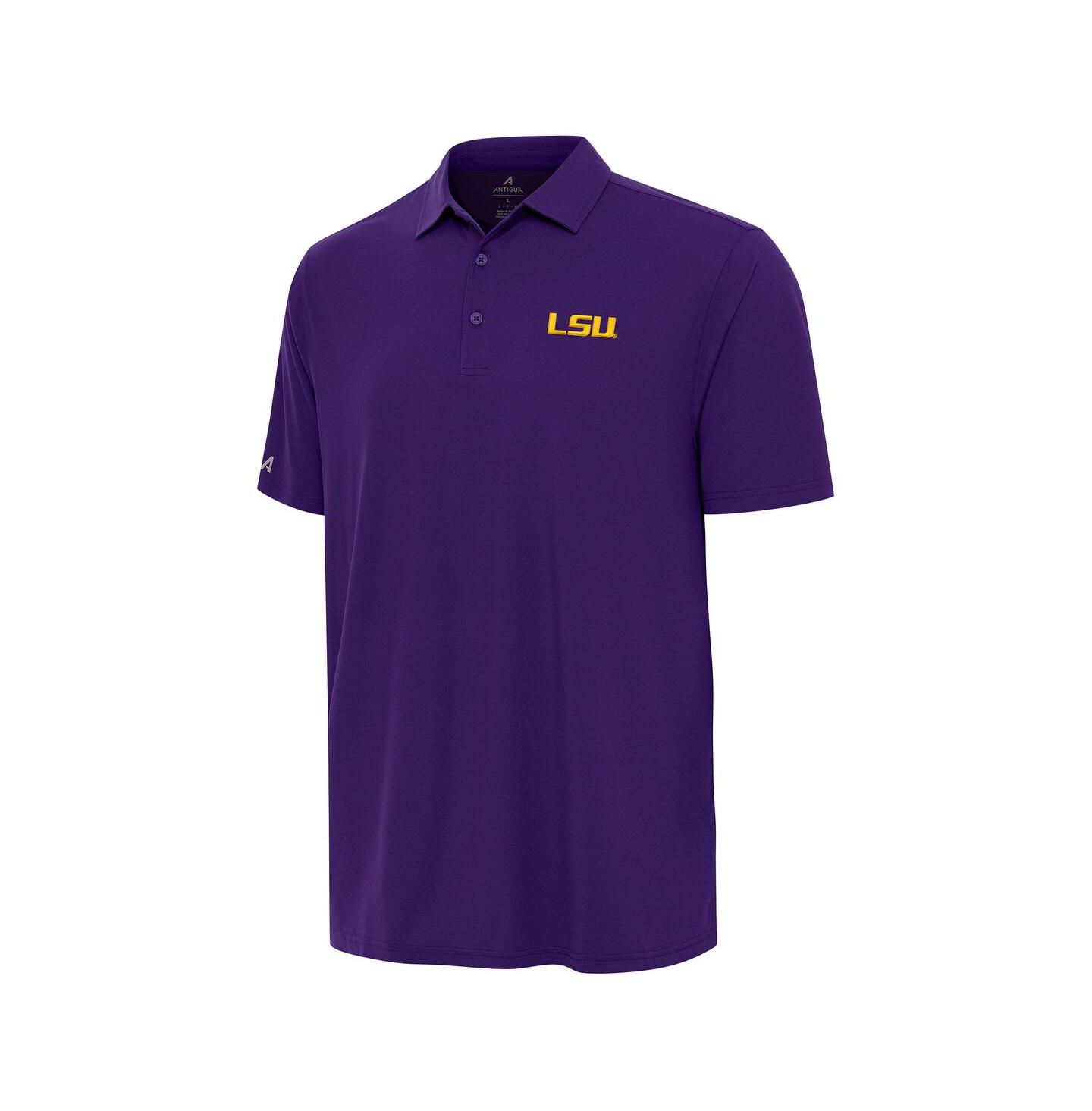 Мужское поло Antigua Purple LSU Tigers Era Polo Shirt — фото 1