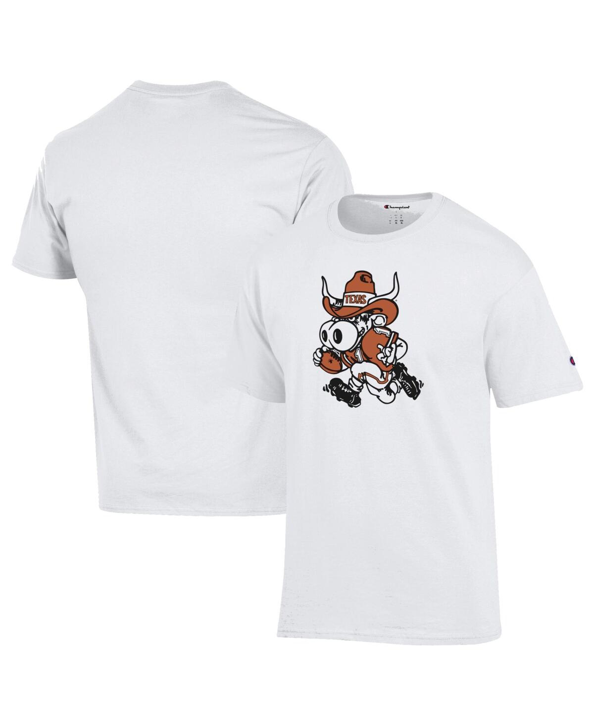 Men's White Texas Longhorns Bevo T-Shirt - White