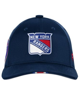 Big Boys and Girls Navy New York Rangers 2025 NHL Draft Authentic Pro On-Stage Podium Adjustable Hat