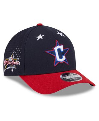 New Era - Men's Navy/Red Cleveland Guardians 2025 MLB All-Star Game Workout 9FORTY M-Crown Adjustable Hat