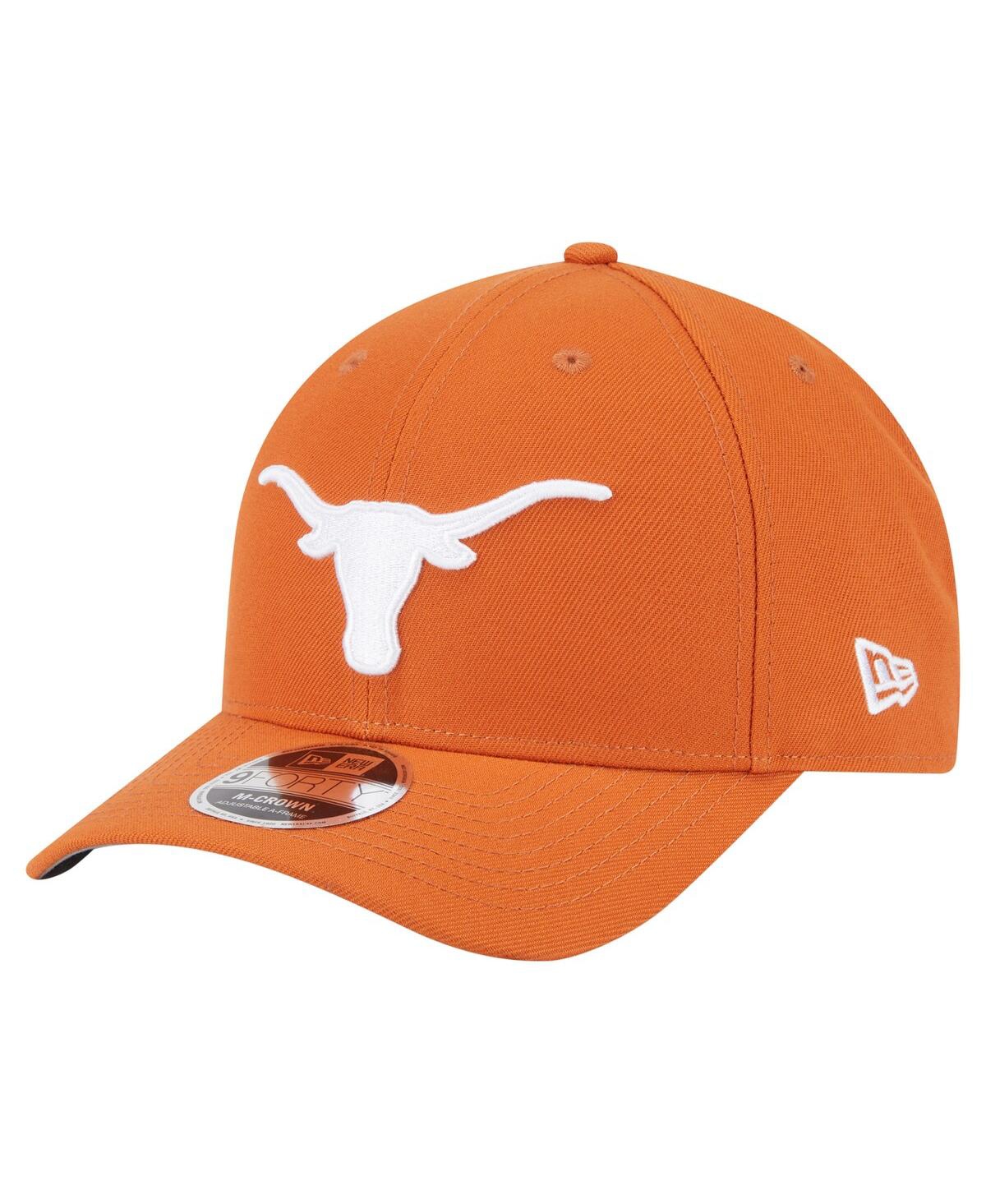 Men's Texas Orange Texas Longhorns Team Collective 9FORTY M-Crown Adjustable Hat - Burnt Orange